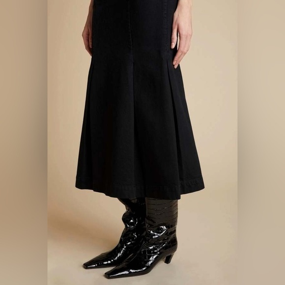 NWT Khaite Levine Skirt in Black - size 25 - Picture 4 of 8